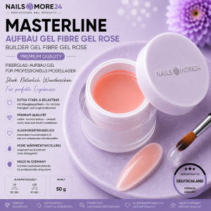 Builder Gel - Fibre Gel Rose | Masterline premium quality | 50g